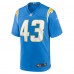 Игровая джерси Troy Dye Los Angeles Chargers Nike  Game -  Powder Blue