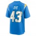 Игровая джерси Troy Dye Los Angeles Chargers Nike  Game -  Powder Blue