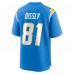 Игровая джерси Will Dissly Los Angeles Chargers Nike  Game -  Powder Blue