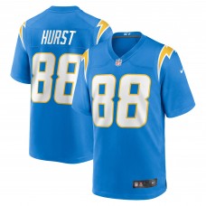 Игровая джерси Hayden Hurst Los Angeles Chargers Nike  Game -  Powder Blue