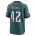 Игровая джерси Oren Burks Philadelphia Eagles Nike  Game - Midnight Green