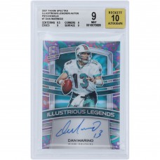 Dan Marino Miami Dolphins Autographed 2021 Panini Spectra Psychedelic #ILS-DM #1/2 BGS Authenticated 9/10 Card - 9.5,9,9,9 Subgrades