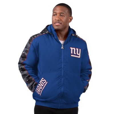 New York Giants Starter Royal Thursday Night Gridiron Full-Zip Jacket
