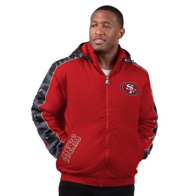 San Francisco 49ers Starter Scarlet Thursday Night Gridiron Full-Zip Jacket