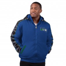 Seattle Seahawks Starter Royal Thursday Night Gridiron Full-Zip Hoodie Jacket