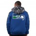 Seattle Seahawks Starter Royal Thursday Night Gridiron Full-Zip Hoodie Jacket