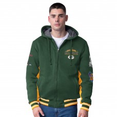Толстовка на молнии Green Bay Packers G-III Extreme Green No Huddle Commemorative