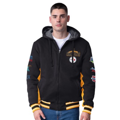 Толстовка на молнии Pittsburgh Steelers G-III Extreme No Huddle Commemorative - Black
