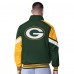Толстовка на молнии Green Bay Packers G-III Extreme Green Strong Arm Reversible