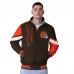 Куртка Cleveland Browns G-III Extreme Brown Strong Arm Reversible