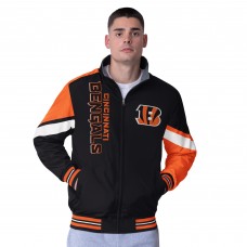 Cincinnati Bengals G-III Extreme Black Strong Arm Reversible Full-Zip Jacket