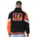 Cincinnati Bengals G-III Extreme Black Strong Arm Reversible Full-Zip Jacket