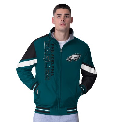 Куртка Philadelphia Eagles G-III Extreme Strong Arm Reversible - Midnight Green