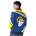 Los Angeles Rams G-III Extreme Maximum Racing Full-Snap Jacket- Royal