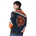Куртка на кнопках Chicago Bears G-III Extreme Navy Maximum Racing