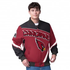 Arizona Cardinals G-III Extreme Cardinal Maximum Racing Full-Snap Jacket