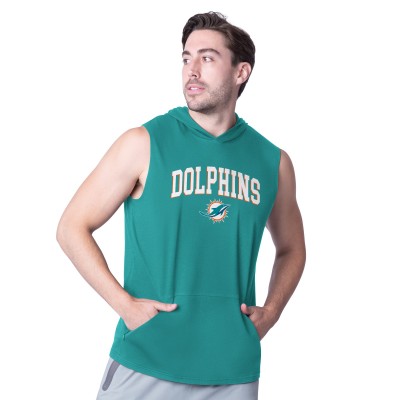 Толстовка Miami Dolphins MSX by Michael Strahan Aqua Action Sleeveless