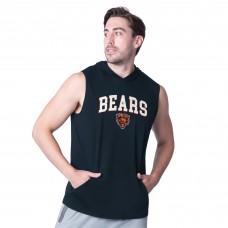 Толстовка Chicago Bears MSX by Michael Strahan Navy Action Sleeveless