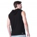 Las Vegas Raiders MSX by Michael Strahan Black Action Sleeveless Pullover Hoodie