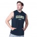 Seattle Seahawks MSX by Michael Strahan College Navy Action Sleeveless Pullover Hoodie Seattle Seahawks MSX by Michael Strahan College Navy Action Sleeveless Pullover Hoodie