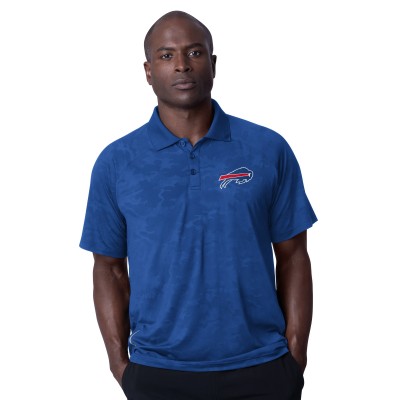 Buffalo Bills MSX by Michael Strahan Royal Baseline Raglan Polo