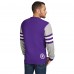 Свитшот Minnesota Vikings Tommy Hilfiger Acrylic Crewneck - Purple/Heather Gray