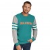 Кофта Miami Dolphins Tommy Hilfiger Aqua/Heather Gray Acrylic Crewneck
