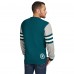 Свитшот Philadelphia Eagles Tommy Hilfiger Acrylic Crewneck - Midnight Green/Heather Gray
