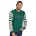 New York Jets Tommy Hilfiger Green/Heather Gray Acrylic Crewneck Pullover Sweater New York Jets Tommy Hilfiger Green/Heather Gray Acrylic Crewneck Pullover Sweater