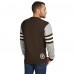 Кофта Cleveland Browns Tommy Hilfiger Brown/Heather Gray Acrylic Crewneck