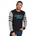 Jacksonville Jaguars Tommy Hilfiger Black/Heather Gray Acrylic Crewneck Pullover Sweater