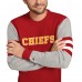 Свитшот Kansas City Chiefs Tommy Hilfiger Acrylic Crewneck - Red/Heather Gray