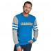 Los Angeles Chargers Tommy Hilfiger Powder Blue/Heather Gray Acrylic Crewneck Pullover Sweater