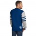 Indianapolis Colts Tommy Hilfiger Royal/Heather Gray Acrylic Crewneck Pullover Sweater