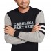 Кофта Carolina Panthers Tommy Hilfiger Black/Heather Gray Acrylic Crewneck