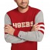 San Francisco 49ers Tommy Hilfiger Scarlet/Heather Gray Acrylic Crewneck Pullover Sweater