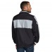 Las Vegas Raiders Tommy Hilfiger Black Gael Lightweight Half-Zip Hoodie Jacket