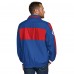 New York Giants Tommy Hilfiger Royal Gael Lightweight Half-Zip Hoodie Jacket