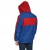 New York Giants Tommy Hilfiger Royal Gael Lightweight Half-Zip Hoodie Jacket