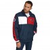 New England Patriots Tommy Hilfiger Navy Gael Lightweight Half-Zip Hoodie Jacket