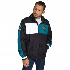 Jacksonville Jaguars Tommy Hilfiger Black Gael Lightweight Half-Zip Pullover Hoodie Jacket