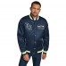Seattle Seahawks Tommy Hilfiger College Navy Dante Full-Snap Satin Jacket