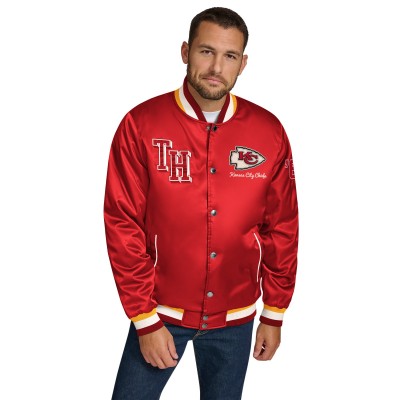 Куртка Kansas City Chiefs Tommy Hilfiger Dante Full-Snap Satin - Red