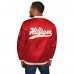 San Francisco 49ers Tommy Hilfiger Scarlet Dante Full-Snap Satin Jacket