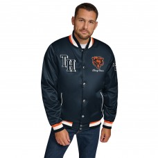 Куртка на кнопках Chicago Bears Tommy Hilfiger Navy Dante Satin