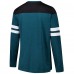 Футболка с длинным рукавом Philadelphia Eagles G-III Sports by Carl Banks Adaptive Hail Mary - Midnight Green/Black