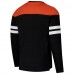 Cincinnati Bengals G-III Sports by Carl Banks Black/Orange Adaptive Hail Mary Long Sleeve T-Shirt