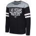Las Vegas Raiders G-III Sports by Carl Banks Black/Silver Adaptive Hail Mary Long Sleeve T-Shirt