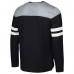Las Vegas Raiders G-III Sports by Carl Banks Black/Silver Adaptive Hail Mary Long Sleeve T-Shirt