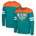 Miami Dolphins G-III Sports by Carl Banks Aqua/Orange Adaptive Hail Mary Long Sleeve T-Shirt Miami Dolphins G-III Sports by Carl Banks Aqua/Orange Adaptive Hail Mary Long Sleeve T-Shirt